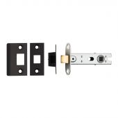 BTL30MB - Carlisle Brass Eurospec 76mm CE Tubular Mortice Latch (Square) Matt Black