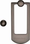 K1320-MB M&period;Marcus Heritage Brass Door Knocker Matt Bronze finish