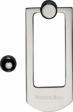 Click Here To Enlarge This Photo Of K1320-PNF M&period;Marcus Heritage Brass Door Knocker Polished Nickel finish