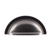 FTD558GM - Carlisle Brass Fingertip Design Oxford Cup Pull 76mm Gun Metal