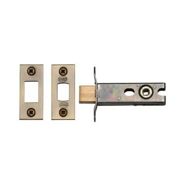 Click Here To Enlarge This Photo Of YKBDB3N-AT M.Marcus York Architectural Tubular Bathroom Deadbolt 3" Antique Brass Finish