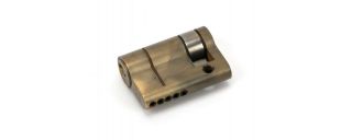 45879 From The Anvil Aged Brass 30/10 5pin Euro Profile Single Cylinder