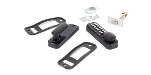 Click Here To Enlarge This Photo Of 46287 From The Anvil Black Digital Keypad Lock + 60mm Backset Latch Bolt