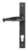 45593 From The Anvil External Beeswax Cottage Slimline Lever Espag. Lock Set - 92mm Centres (212mm Screw Centres)