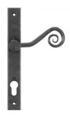 45594L From The Anvil External Beeswax Monkeytail Slimline Lever Espag. Lock Set - LH - 92mm Centres (212mm Screw Centres)