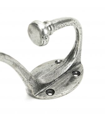 Click Here To Enlarge This Photo Of 45602 From The Anvil Pewter 7 3/4'' Hat & Coat Hook