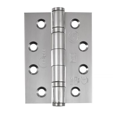 Click Here To Enlarge This Photo Of Eclipse 14853 Grade 13 Polished Stainless Steel Ball Bearing Hinges 102 x 76 x 3mm