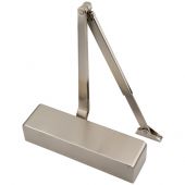 Eclipse 28980 Size 2-4 CE Certified Overhead Door Closer with Silver Square Cover & Arm