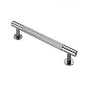 FTD700BCP - Carlisle Brass Fingertip Design Knurled Pull Handle 158mm (128mm c/c) Polished Chrome