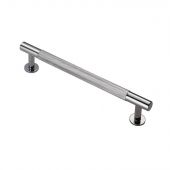 FTD700CCP - Carlisle Brass Fingertip Design Knurled Pull Handle 190mm (160mm c/c) Polished Chrome