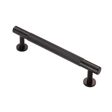 Click Here To Enlarge This Photo Of FTD700BMB - Carlisle Brass Fingertip Design Knurled Pull Handle 158mm (128mm c/c) Matt Black