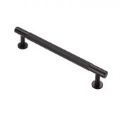 FTD700CMB - Carlisle Brass Fingertip Design Knurled Pull Handle 190mm (160mm c/c) Matt Black