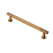 FTD700CSB - Carlisle Brass Fingertip Design Knurled Pull Handle 190mm (160mm c/c) Satin Brass