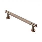 FTD700BSN - Carlisle Brass Fingertip Design Knurled Pull Handle 158mm (128mm c/c) Satin Nickel