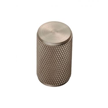 Click Here To Enlarge This Photo Of FTD702SN - Carlisle Brass Fingertip Design Knurled Knob 18mm dia (30mm projection) Satin Nickel