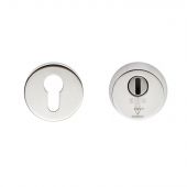 AEB1750BSS - Carlisle Brass Eurospec Set of 2* British Standatd Security Escutcheons to Suit Euro Profile Cylinders Polished Stainless Steel