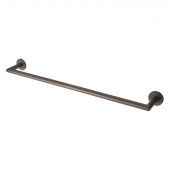 LX22MB - Carlisle Brass De L'eau Stainless Steel 600mm Single Towel Rail (G316) Matt Black