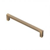 FTD401CAB - Carlisle Brass Fingertip Design Block Handle 170mm (160mm c/c) Antique Brass