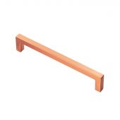 FTD401CSCO - Carlisle Brass Fingertip Design Block Handle 170mm (160mm c/c) Satin Copper