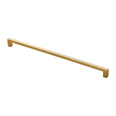 Click Here To Enlarge This Photo Of FTD401FSB - Carlisle Brass Fingertip Design Block Handle 330mm (320mm c/c) Satin Brass