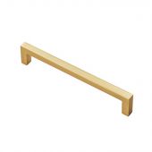 FTD401CSB - Carlisle Brass Fingertip Design Block Handle 170mm (160mm c/c) Satin Brass