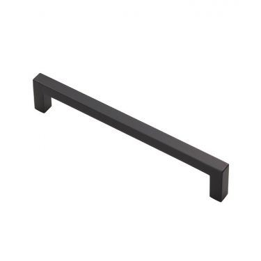 Click Here To Enlarge This Photo Of FTD401CMB - Carlisle Brass Fingertip Design Block Handle 170mm (160mm c/c) Matt Black