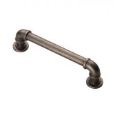 FTD402BPE - Carlisle Brass Fingertip Design Pipe Handle 152mm (128mm c/c) Pewter