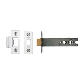 YKAL4N-PC&PN M.Marcus York Architectural Tubular Latch 4" Polished Chrome/Nickel Finish