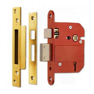 Click Here To Enlarge This Photo Of ERA Fortress 262-31 BS 5 Lever Sashlock 64mm Polished Brass Keyed to Differ
