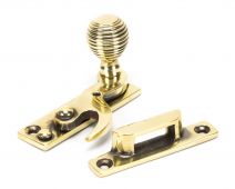 45936 From The Anvil Aged Brass Beehive Sash Hook Fastener