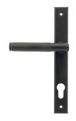 45527 From The Anvil Black Brompton Slimline Lever Espag. Lock Set - 92mm centres - 212mm screw centres