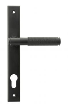Click Here To Enlarge This Photo Of 45528 From The Anvil Matt Black Brompton Slimline Lever Espag. Lock Set - 92mm centres - 212mm screw centres
