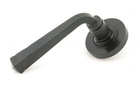 45627 From The Anvil External Beeswax Avon Round Lever on Rose Set (Plain)