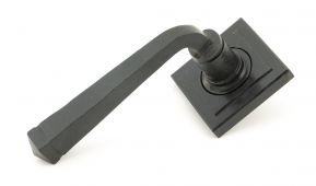 45630 From The Anvil External Beeswax Avon Round Lever on Rose Set (Square)
