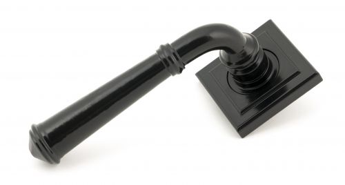 Click Here To Enlarge This Photo Of 45638 From The Anvil Black Regency Lever on Rose Set (Square)