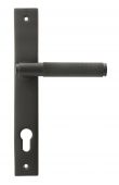45775 From The Anvil Aged Bronze Brompton Slimline Espag. Lock Set - 92mm centres - 212mm screw centres