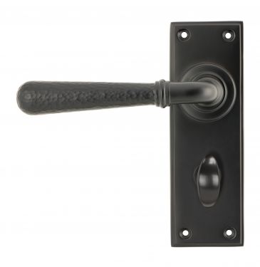 Click Here To Enlarge This Photo Of 46223 From The Anvil Aged Bronze Hammered Newbury Lever Bathroom Set