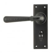 46223 From The Anvil Aged Bronze Hammered Newbury Lever Bathroom Set