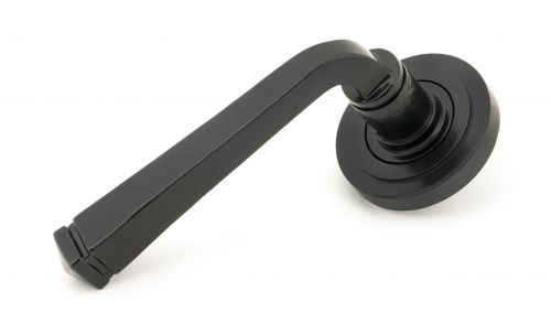 Click Here To Enlarge This Photo Of 49958 From The Anvil Black Avon Round Lever on Rose Set (Art Deco) - Unsprung