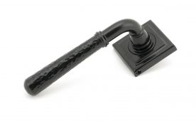 49984 From The Anvil Black Hammered Newbury Lever on Rose Set (Square) - Unsprung