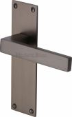 MET4910-MB Heritage Brass Door Handle Lever Latch Metro Design Matt Bronze Finish