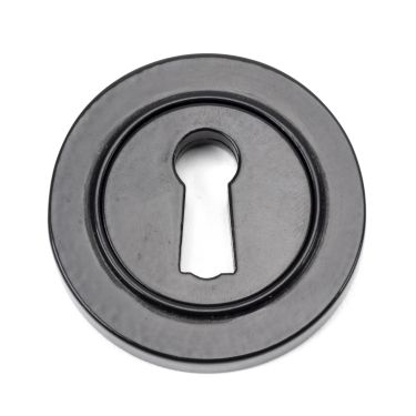 Click Here To Enlarge This Photo Of 45695 From The Anvil Black Round Escutcheon (Plain)