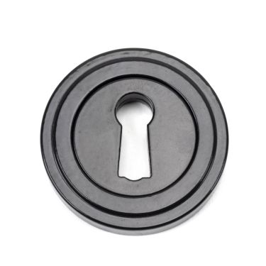 Click Here To Enlarge This Photo Of 45696 From The Anvil Black Round Escutcheon (Art Deco)