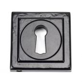45698 From The Anvil Black Square Escutcheon (Square)