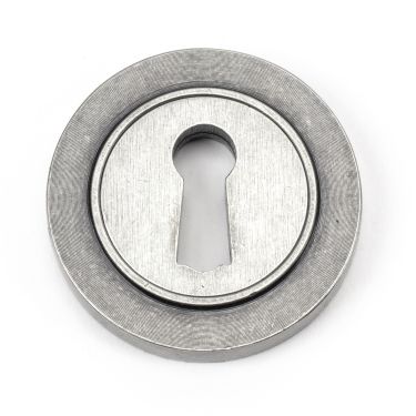 Click Here To Enlarge This Photo Of 45703 From The Anvil Pewter Round Escutcheon (Plain)