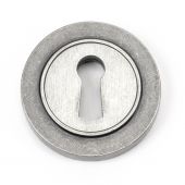 45703 From The Anvil Pewter Round Escutcheon (Plain)