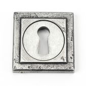 45706 From The Anvil Pewter Round Escutcheon (Square)