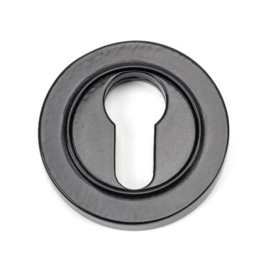 Click Here To Enlarge This Photo Of 45719 From The Anvil Black Round Euro Escutcheon (Plain)