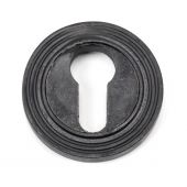 45725 From The Anvil External Beeswax Round Euro Escutcheon (Beehive)
