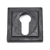 45726 From The Anvil External Beeswax Round Euro Escutcheon (Square)